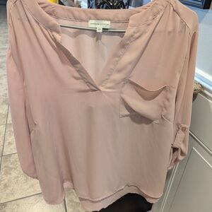 Adrienne Vittadini Women's Pink Blouse